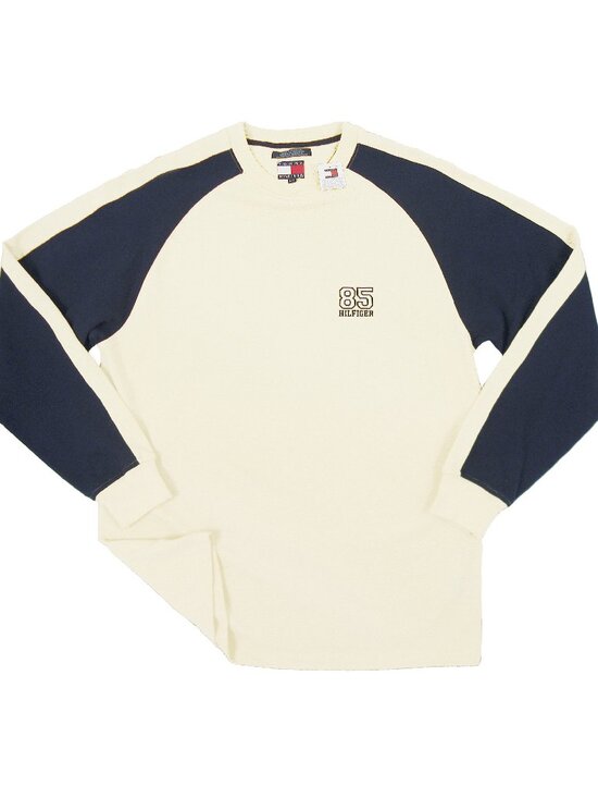 Tommy Hilfiger Other - NEW Vintage Tommy Hilfiger Shirt! Creme & Navy Same Pique Cotton as Polo Shirt